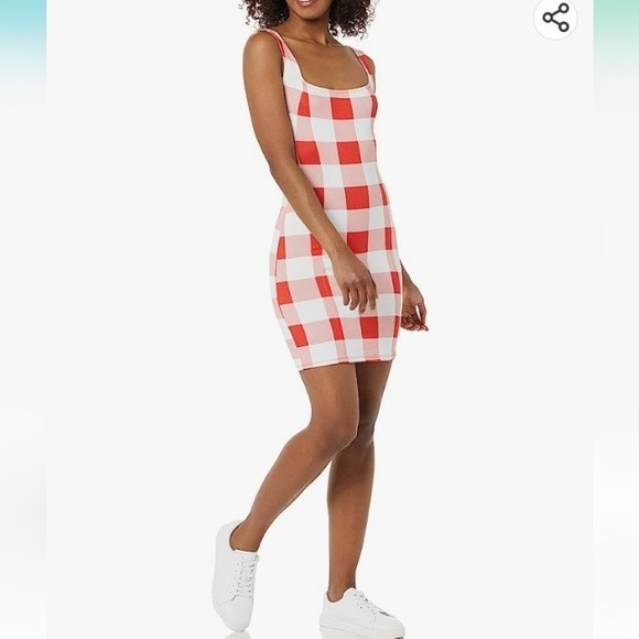 Dresses & Skirts - Wild Meadow Red and White Gingham Tank Dress Size XL NWT